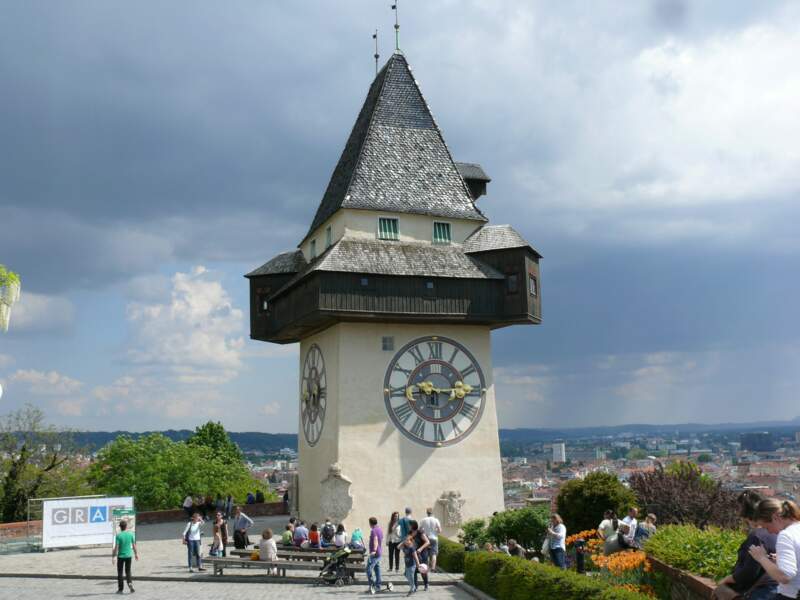 Observer Graz depuis la tour de l’Horloge