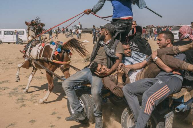 Affrontements sur la bande de Gaza