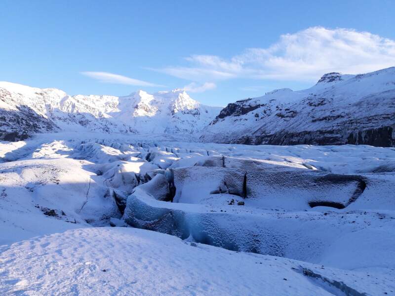 Parc national islandais du Vatnajökull où cohabitent feu et glace