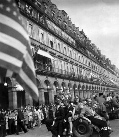 Libération de Paris, rue de Rivoli, 25 août 1945 