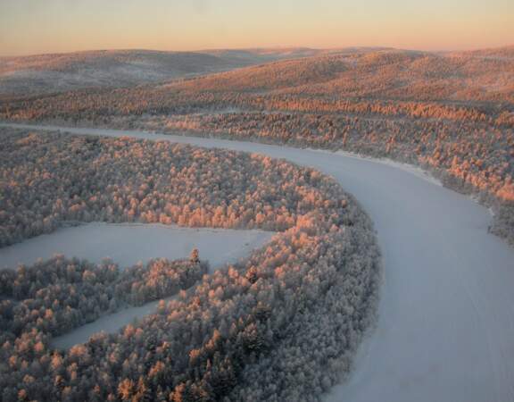 Rivière Ivalo en Finlande, par Denise Chéry / Communauté GEO