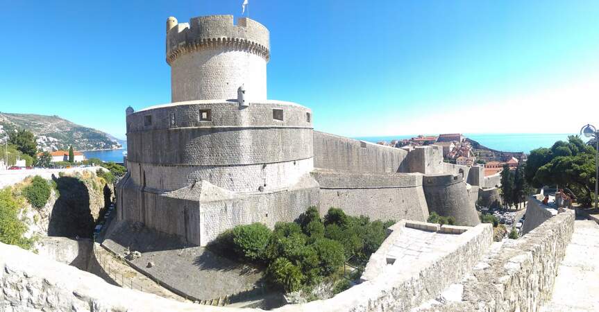 La tour Minčeta à Dubrovnik, en Croatie : l'hôtel des Nonmourants, à Qarth (the House of the Undying)