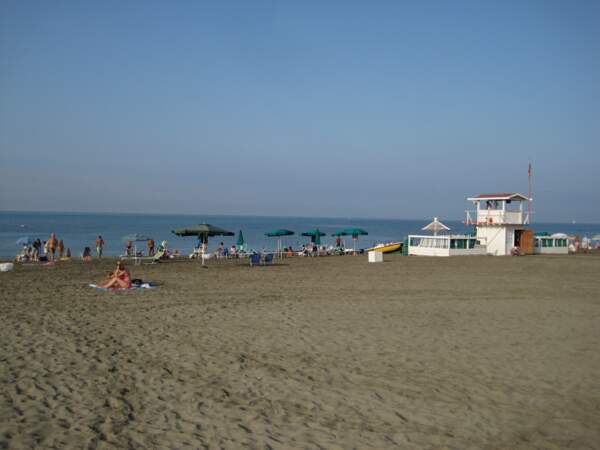 La plage d'Ostia