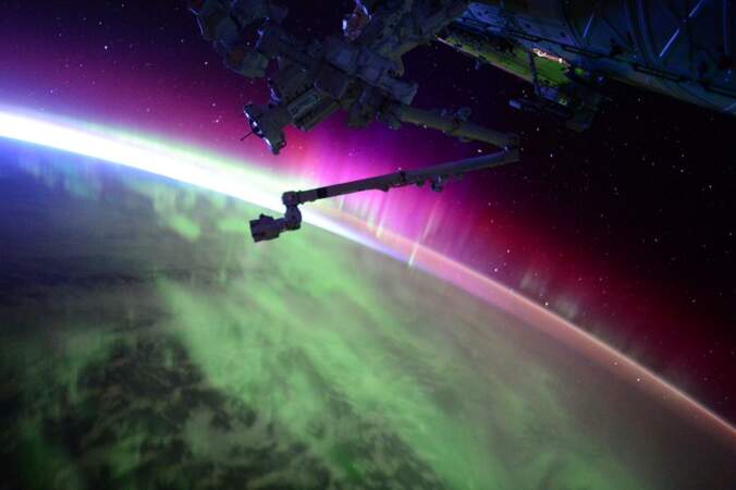 L'ISS, un poste d'observation privilégié des aurores boréales