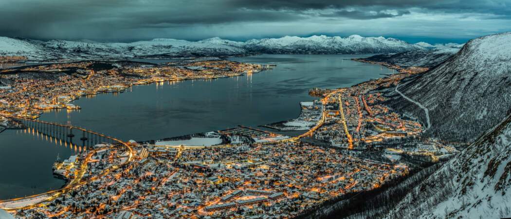 Tromsø, en Norvège, juste avant Noël