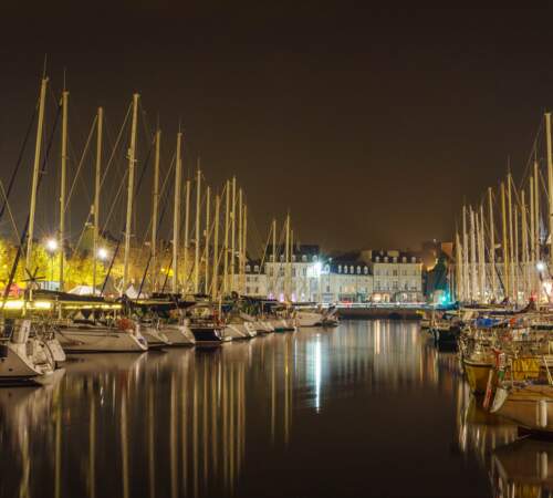 Port de Vannes de nuit