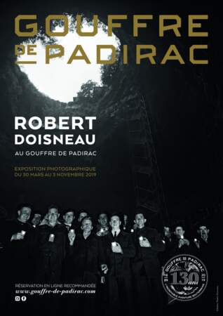 Robert Doisneau au gouffre de Padirac