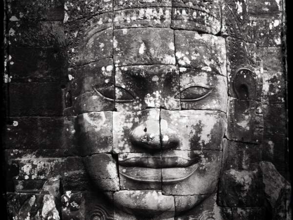 Le célèbre “sourire khmer” - Bayon