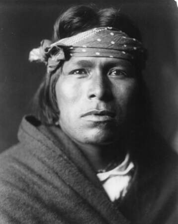 Un Indien de Pueblo Acoma, en 1905