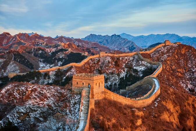 La grande muraille de Chine entre Jinshanling et Simatai