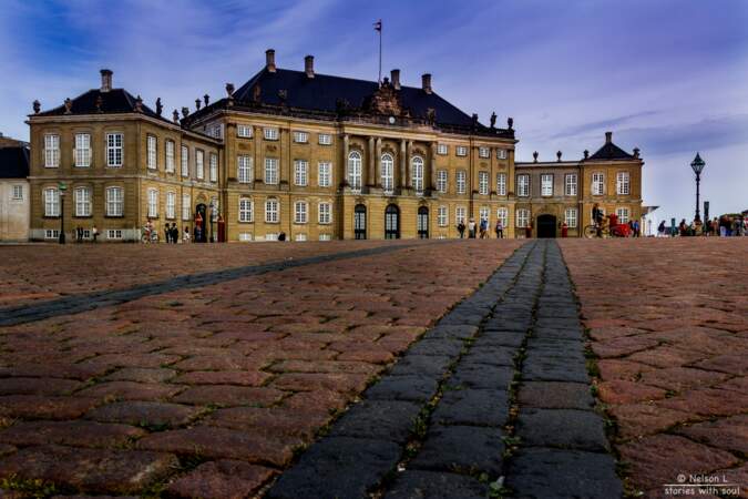 Le palais d'Amalienborg, résidence royale