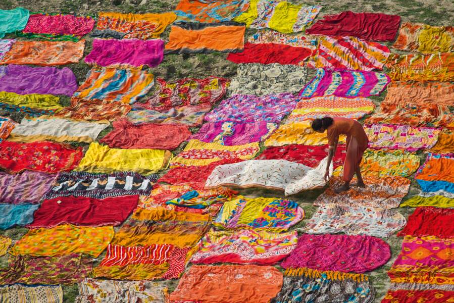 Agra, Uttar Pradesh, Inde : des couleurs sauvées des eaux 