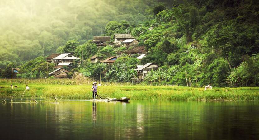 Lac Ba Bé, dans le nord du Vietnam