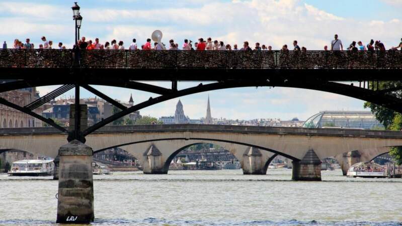 Photo prise au Pont des Arts à Paris (France) par le GEOnaute : montaigne