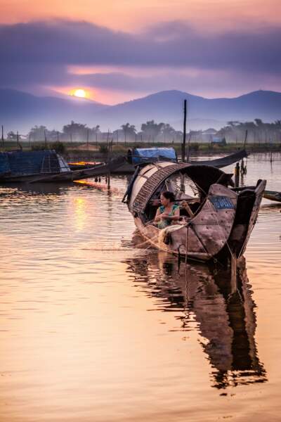 Sur les rives du lagon de Tam Giang au sud de Hué, par Sylvain Marcelle / Communauté GEO