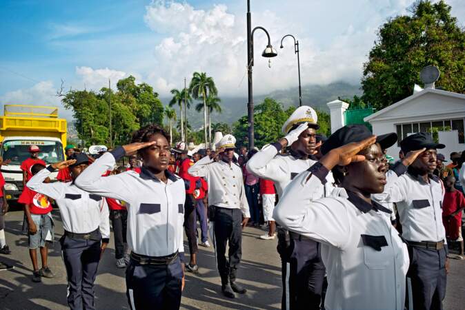 La fête du drapeau en Haïti