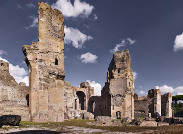 Caldarium des thermes de Caracalla, à Rome