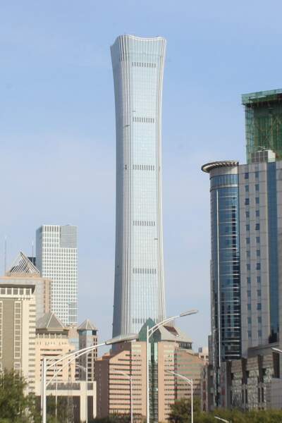 9. La China Zun à Pékin (Chine) avec 528 mètres de hauteur (2018)