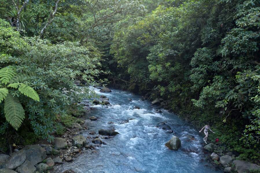Costa Rica : Rio Celeste dans le parc du volcan Tenorio
