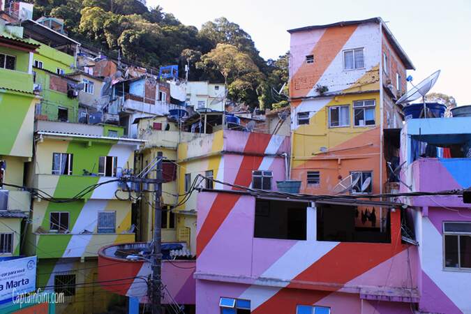 Brésil - Dans la favela Santa Marta de Rio de Janeiro