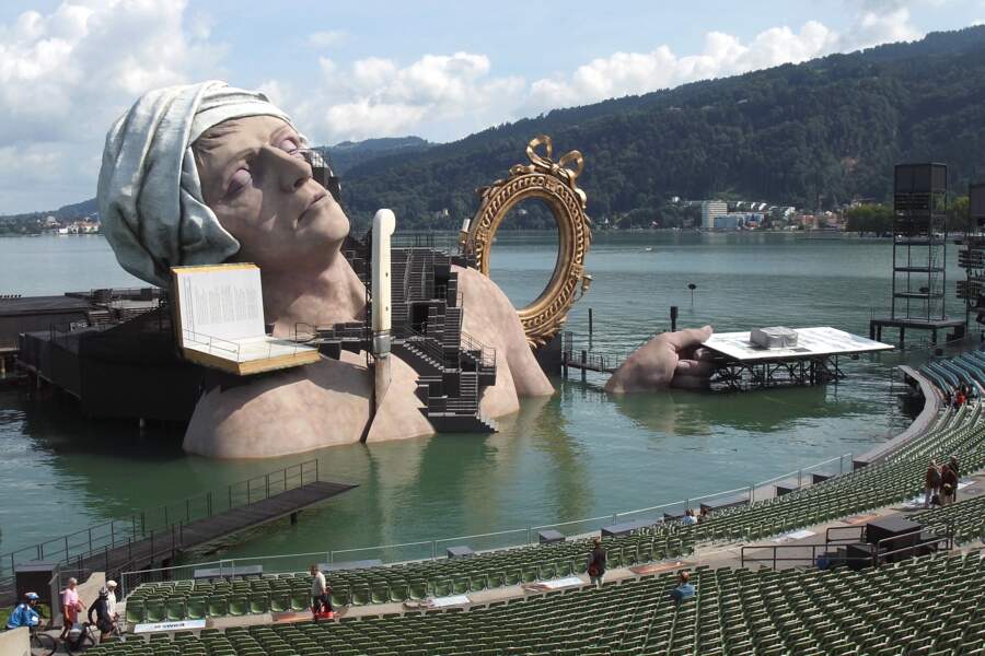 L’opéra sur pilotis, à Bregenz