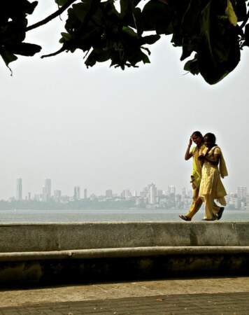 Photo prise à Bombay (Inde) par le GEOnaute : skirart