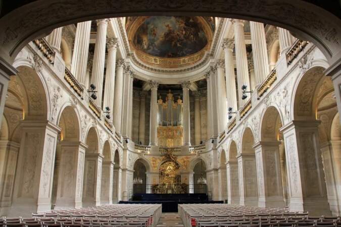 Photo prise à la chapelle du château de Versailles par le GEOnaute : Quadine