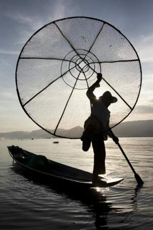 Photo prise au Lac Inle (Birmanie) par le GEOnaute : bertrand.linet
