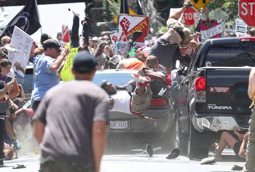 Etats-Unis : attaque de Charlottesville contre des militants antiracistes - Catégorie "actualités" (images uniques)