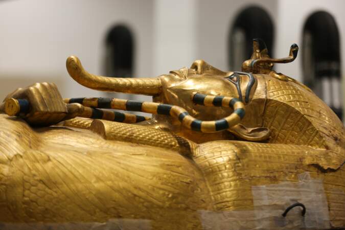 Le précieux sarcophage doré de Toutankhamon