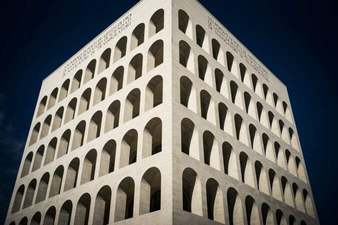 Le Palais de la civilisation italienne, monument emblématique de l'architecture fasciste