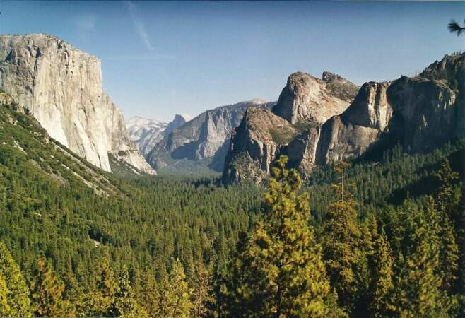 Photo prise dans le parc national de Yosemite (Etats-Unis) par le GEOnaute : webigno