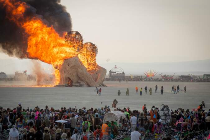 Le Burning Man, dans le Nevada 