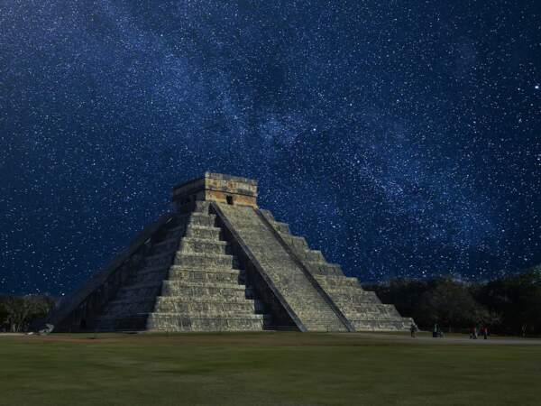 La pyramide de Kukulcan, à Chichén Itzá, patrimoine mondial de l'UNESCO