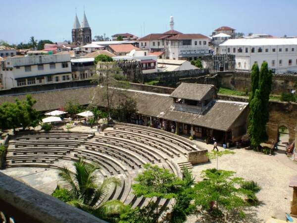 Fort de Stone Town la "ville de pierre", vieux quartier de Zanzibar City