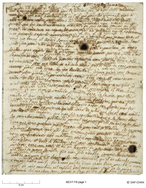 Dernière lettre de Marie-Antoinette à Madame Elizabeth