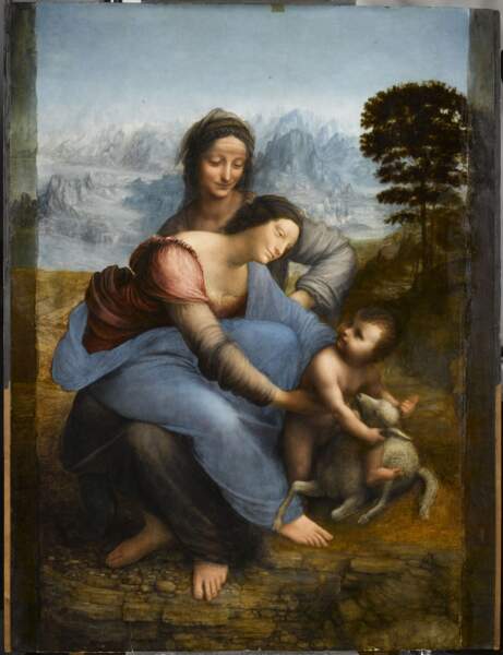 Sainte Anne, la Vierge et l’Enfant Jésus, dite La Sainte Anne, vers 1503-1519
