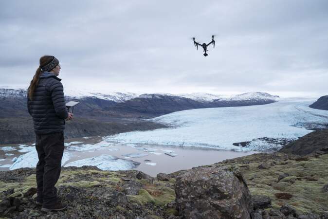 Dr Kieran Baxter, chercheur et pilote de drone