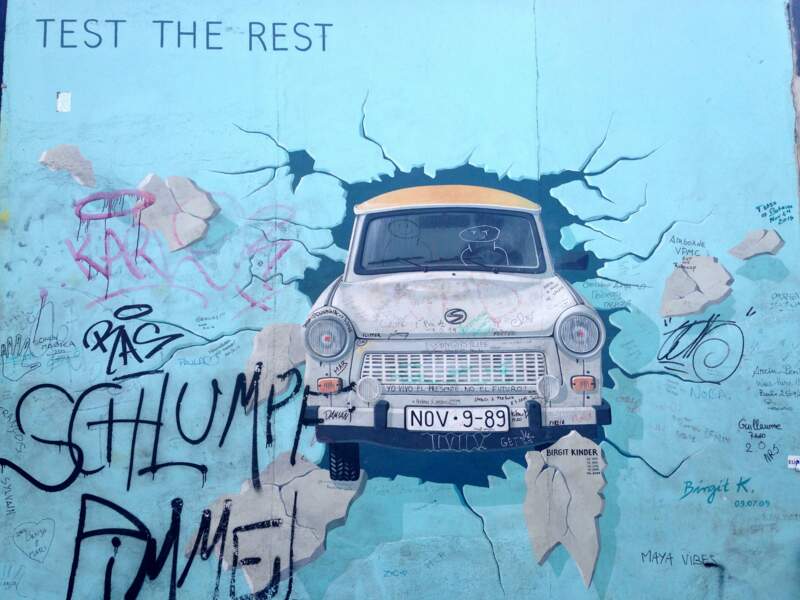 Un pan du Mur de Berlin