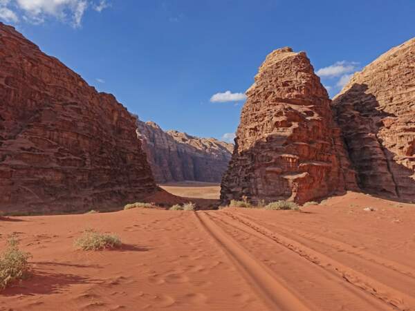 Les dunes rouges de Wadi Rum