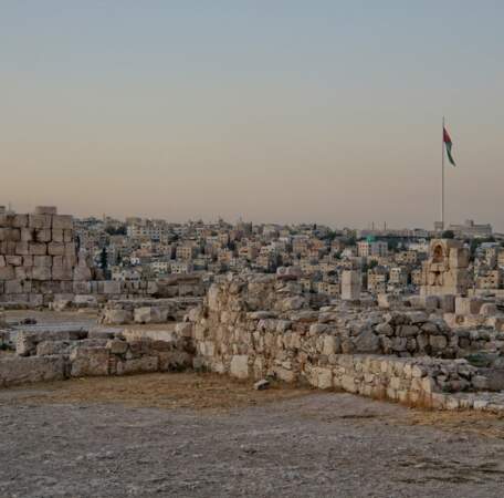 Amman : au sommet de la colline de Jabal al-Qal'a se dresse la citadelle