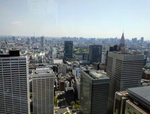 Panorama sur les tours de Tokyo