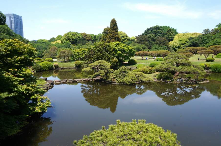 Jardin Rikugien en plein coeur de Tokyo