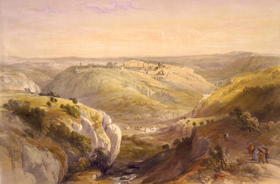 Jérusalem depuis le mont des Oliviers, 1839