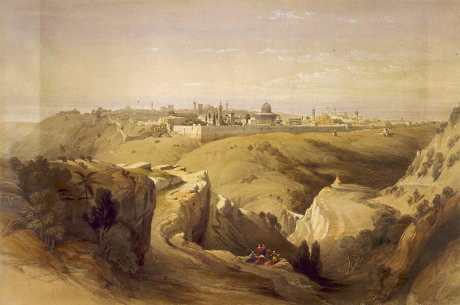 Jérusalem, depuis le Mont des Oliviers, 1839