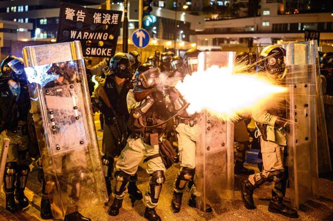 Affrontements à Hong Kong - Troisième prix catégorie "Etranger"