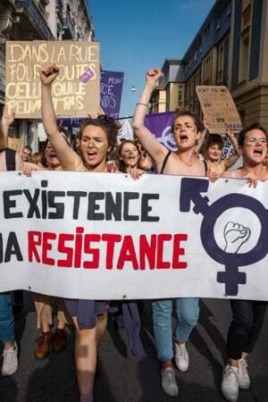 Grève des femmes à Lausanne le 14 juin 2019 - Premier prix catégorie "Actualité"
