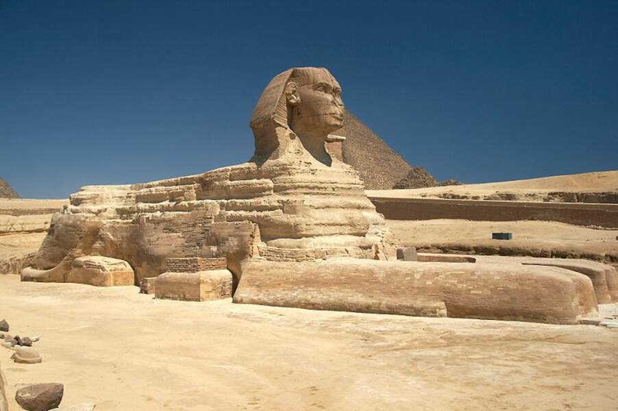 Le sphinx de Gizeh, Egypte