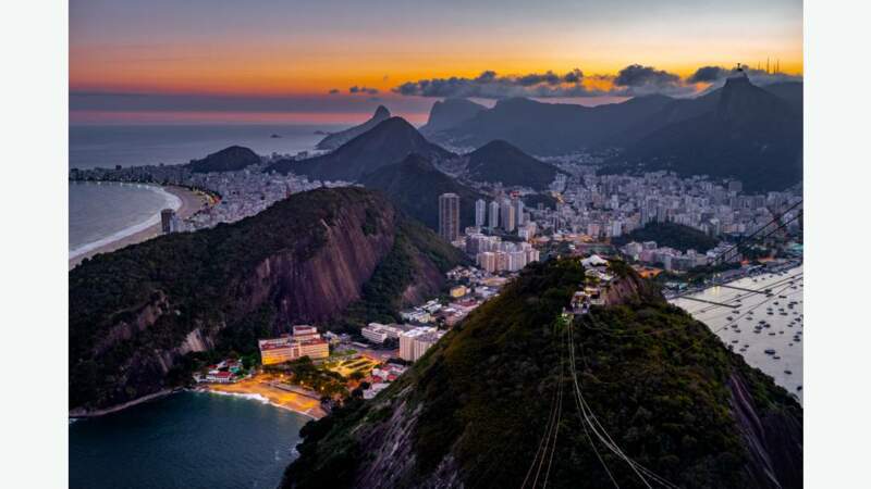 Rio de Janeiro photographié depuis le Pain de Sucre