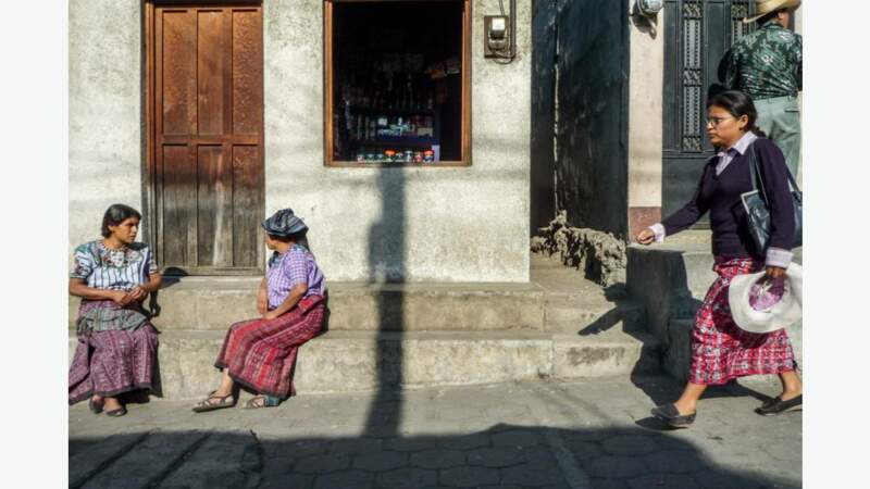 Guatémaltèques dans la rue